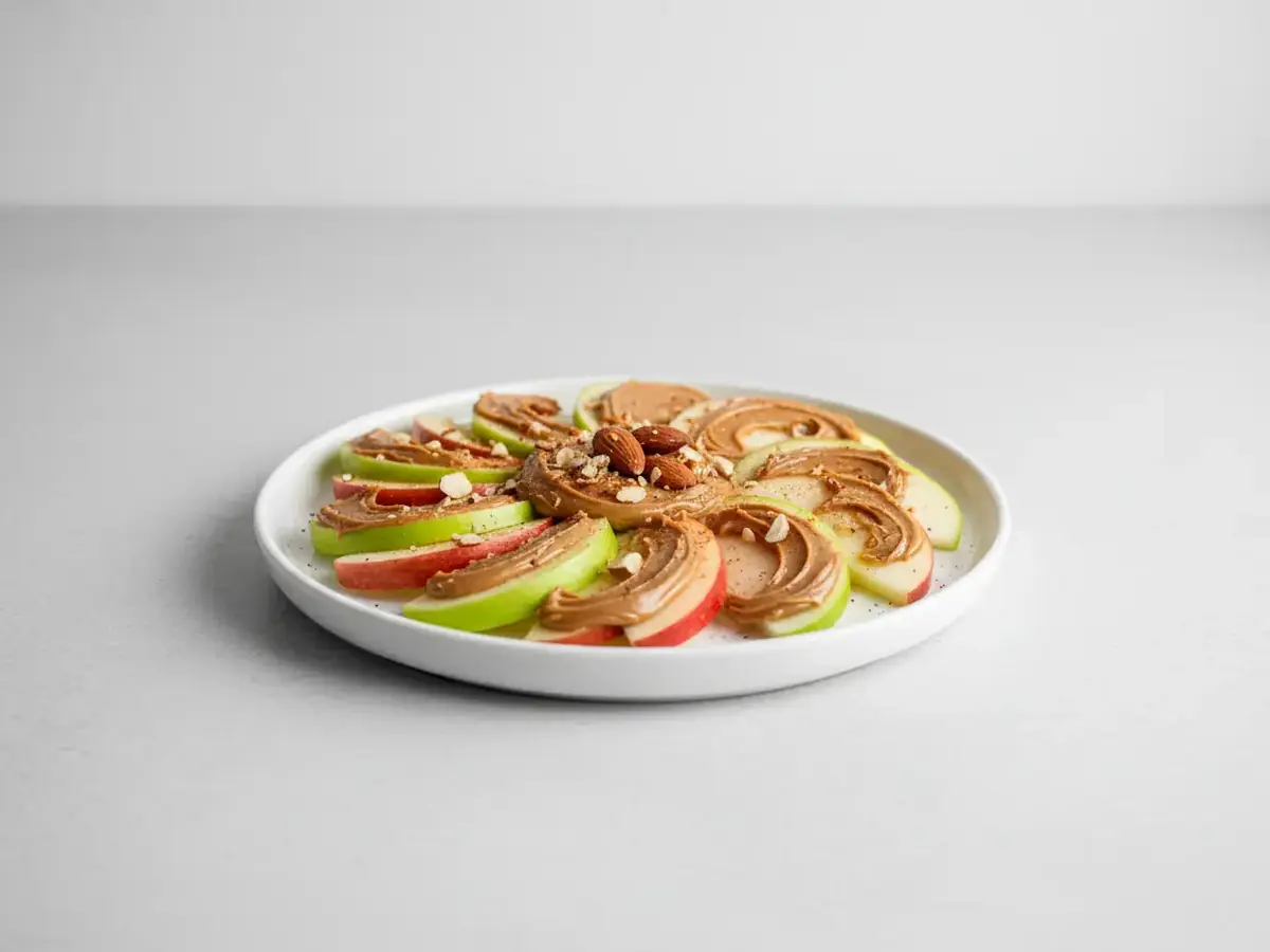 Apple Slices with Almond Butter