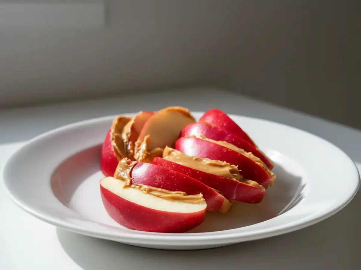 Apple Slices with Peanut Butter