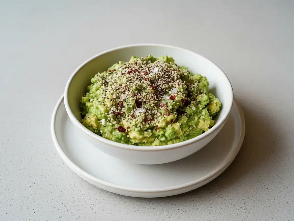 Avocado with Hemp Seeds & Seasoning