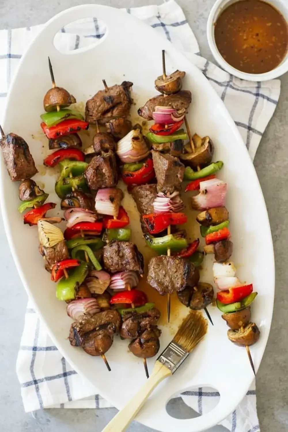 Beef and Mushroom Skewers