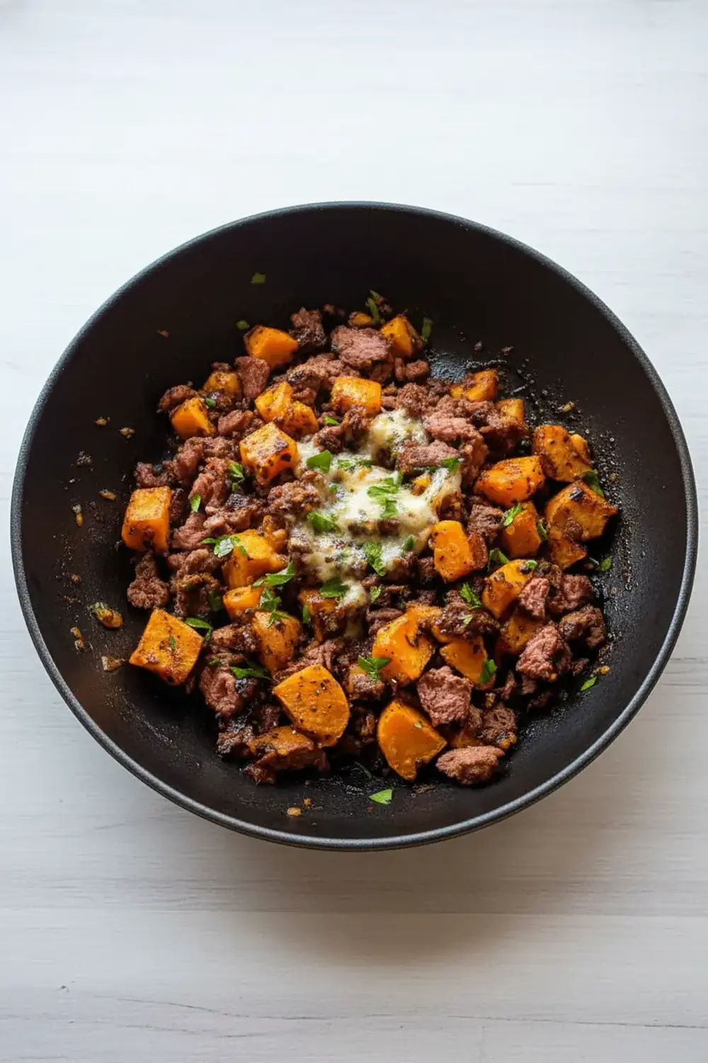 Beef and Sweet Potato Hash
