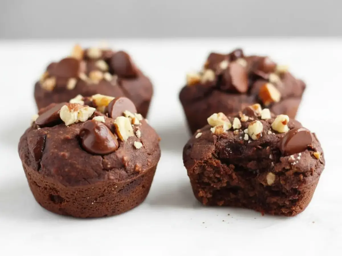 Black Bean Brownie Bites