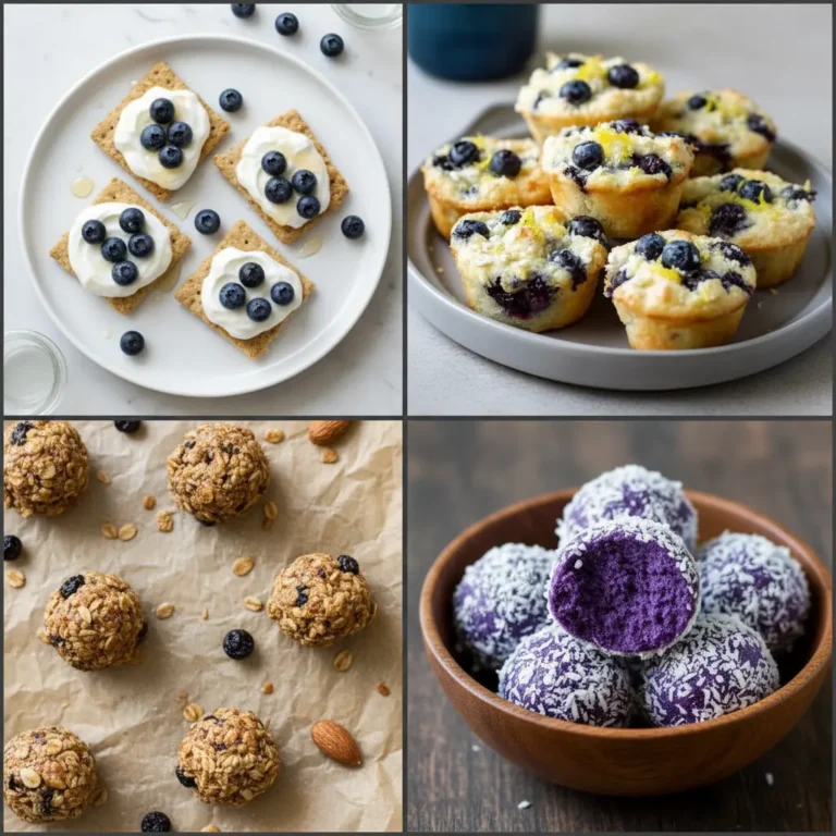 Blueberry Greek Yogurt Bites Recipe (Healthy Snack Idea)