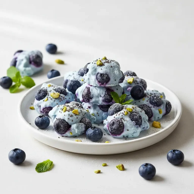 Blueberry Greek Yogurt Bites Recipe (Healthy Snack Idea)