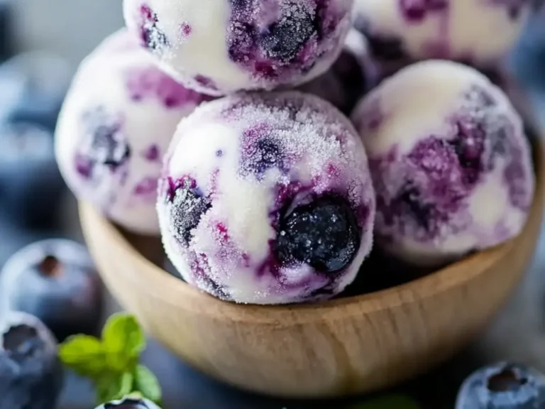 Blueberry Greek Yogurt Bites Recipe (Healthy Snack Idea)