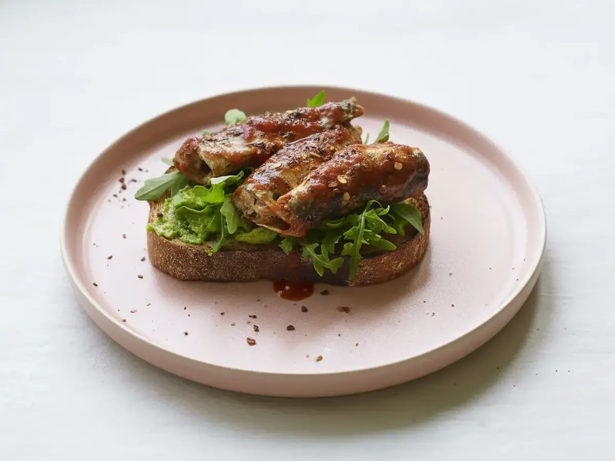 Canned Sardines on Wholemeal Toast