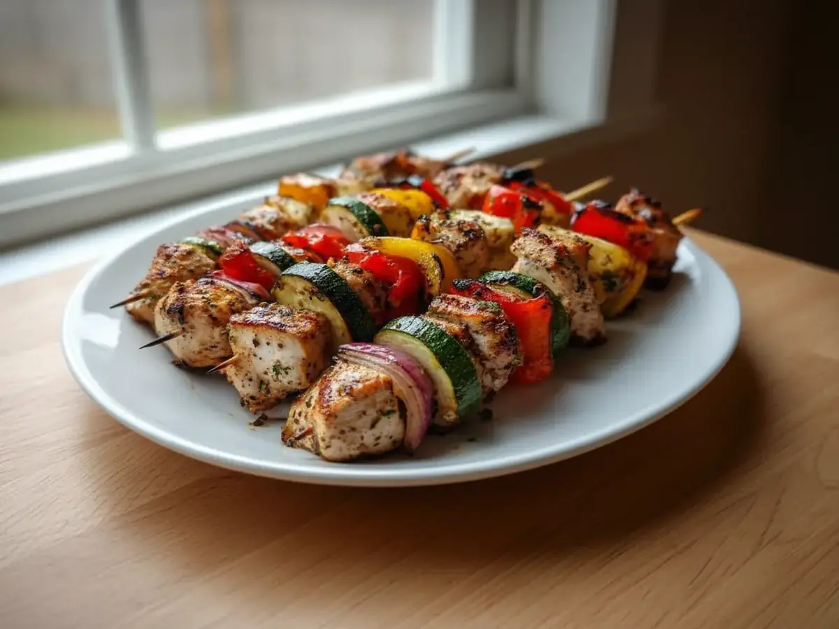 Chicken & Veggie Kebabs