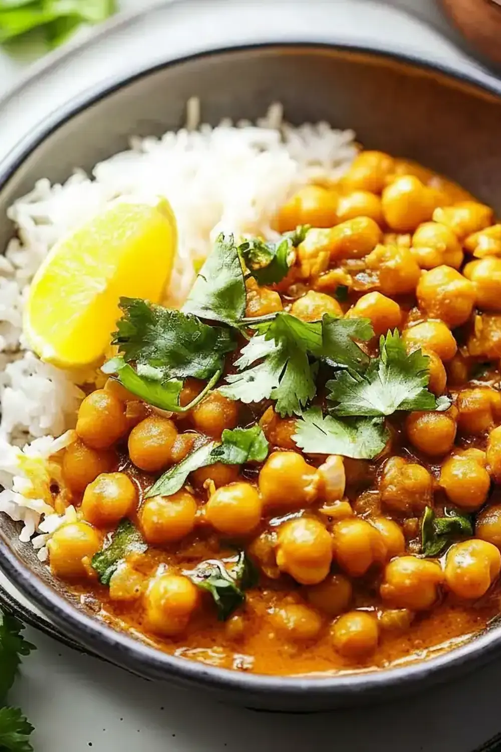 Chickpea and Spinach Curry