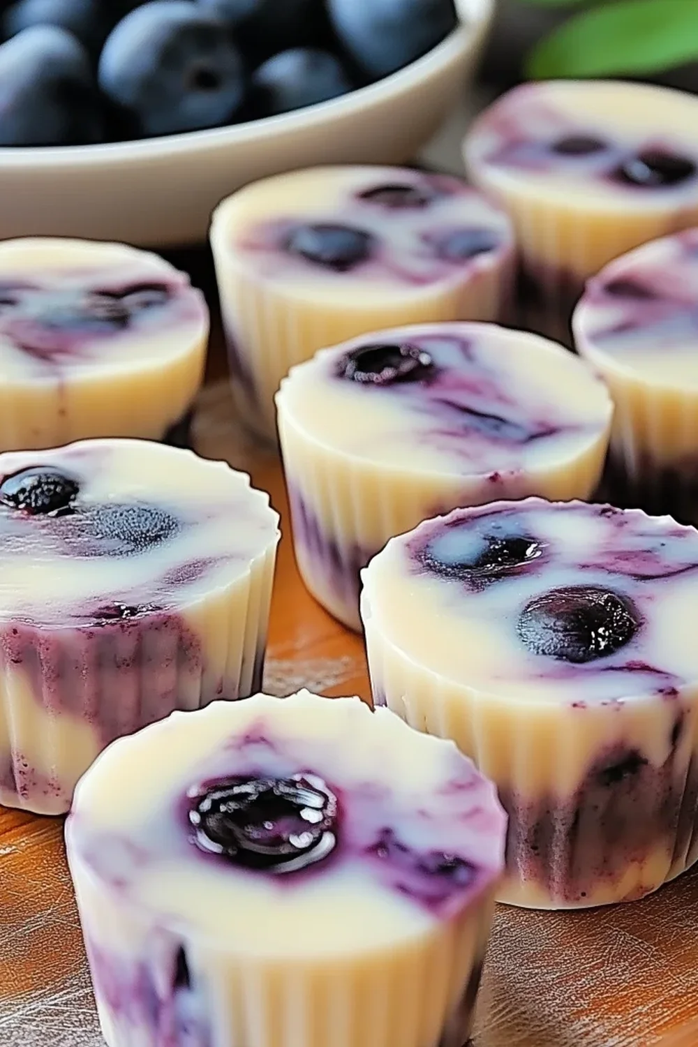Classic Blueberry Greek Yogurt Bites