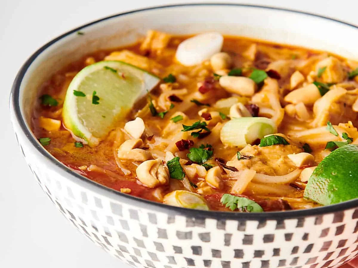 Coconut Curry Chicken Noodle Soup