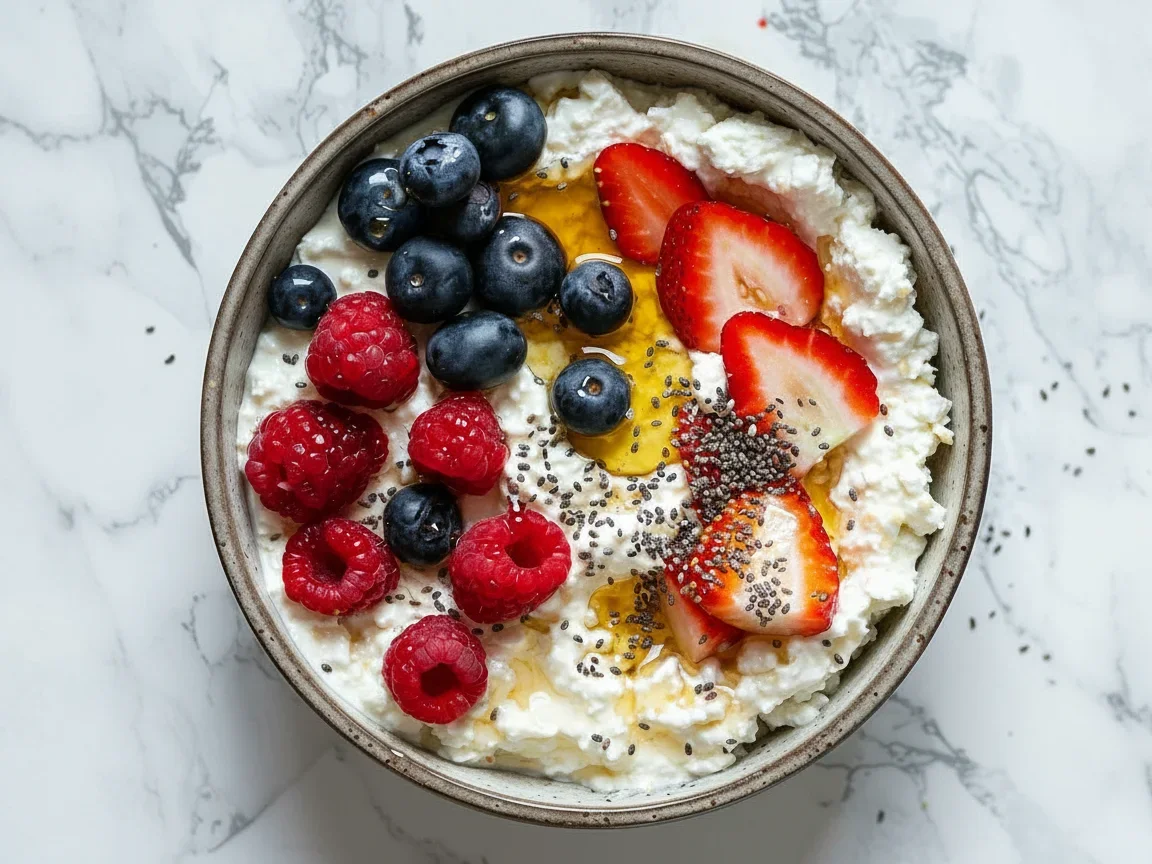 Cottage Cheese & Berry Bowl