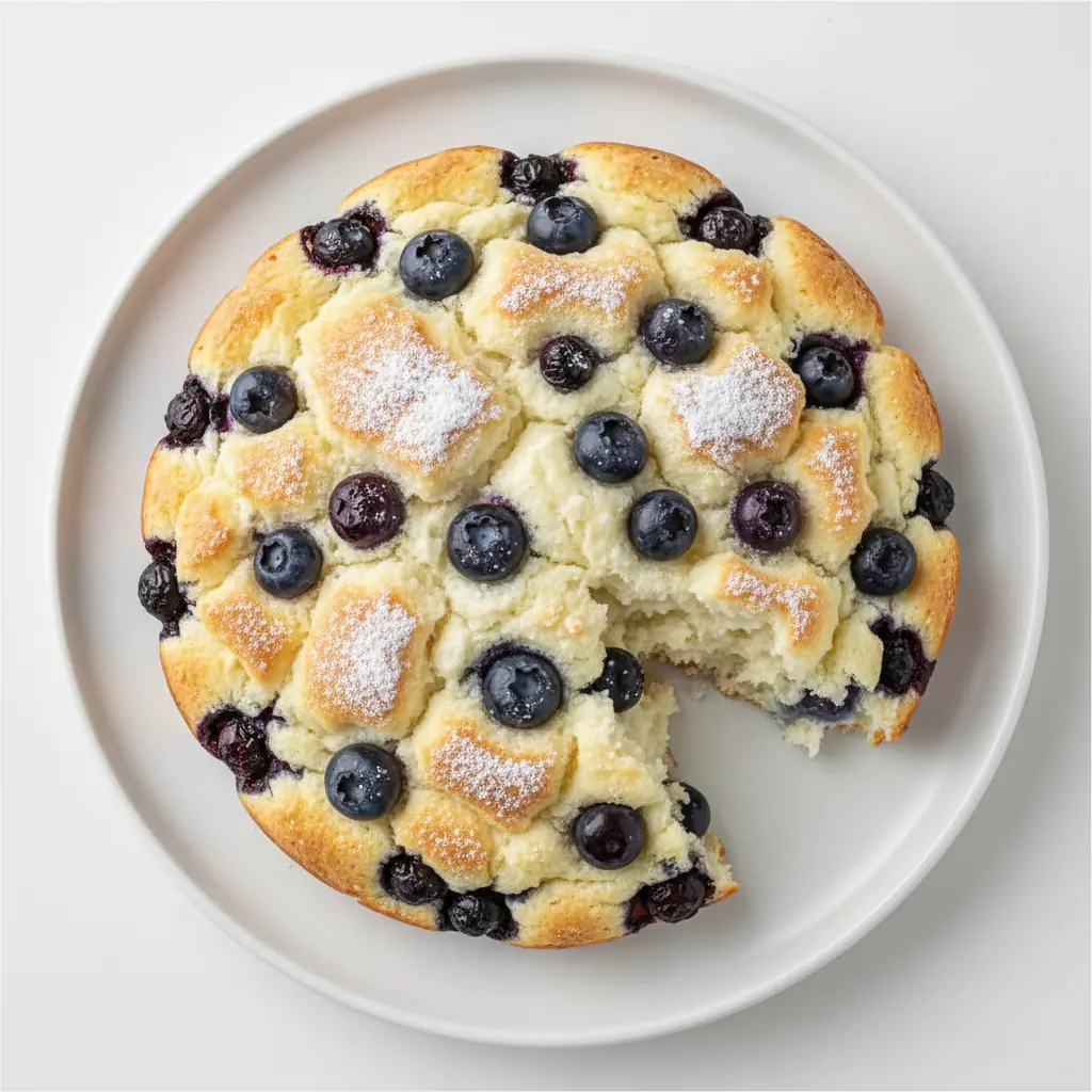 Cottage Cheese Blueberry Cloud Bread With High Protein Low Calories