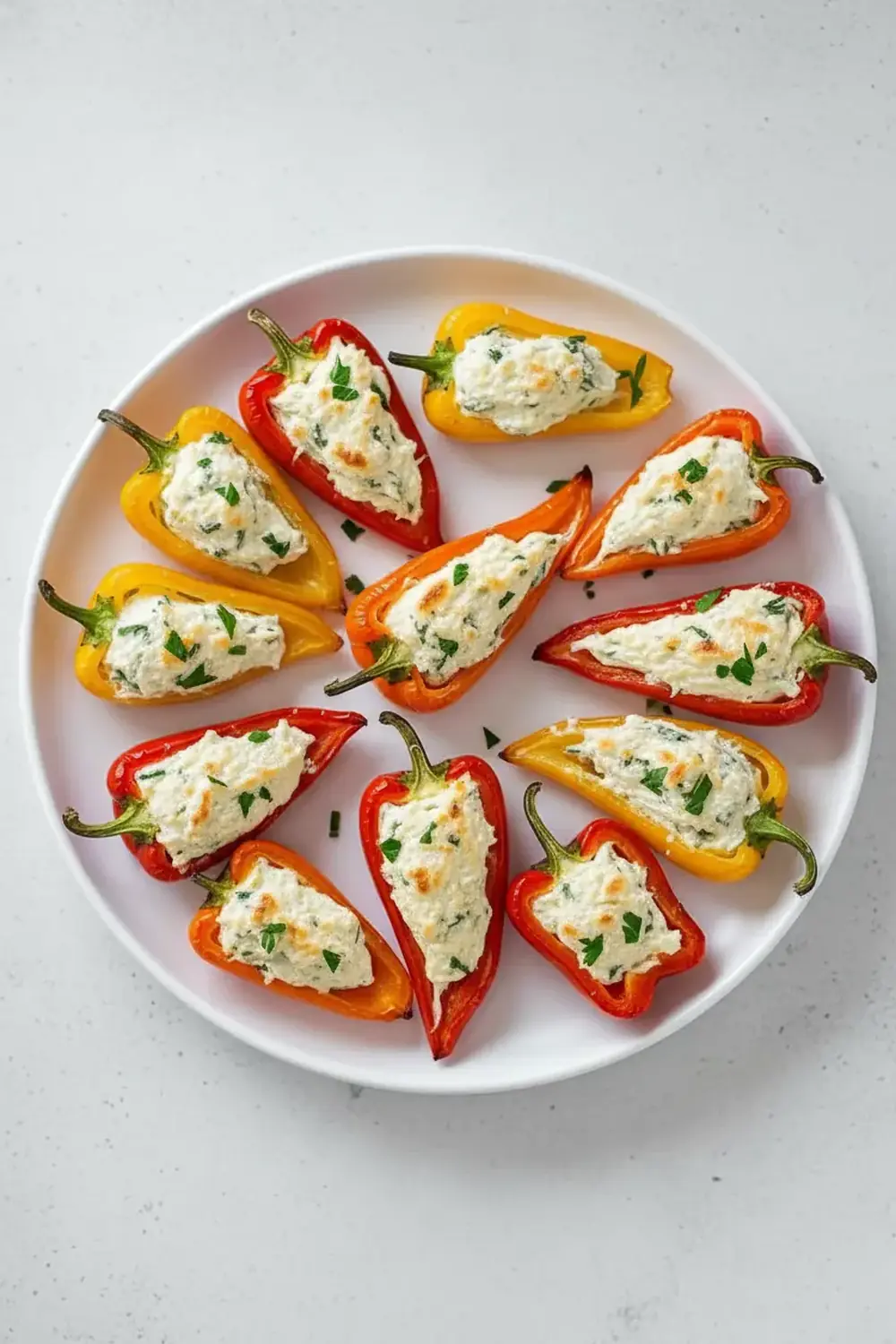 Cream Cheese Stuffed Mini Peppers