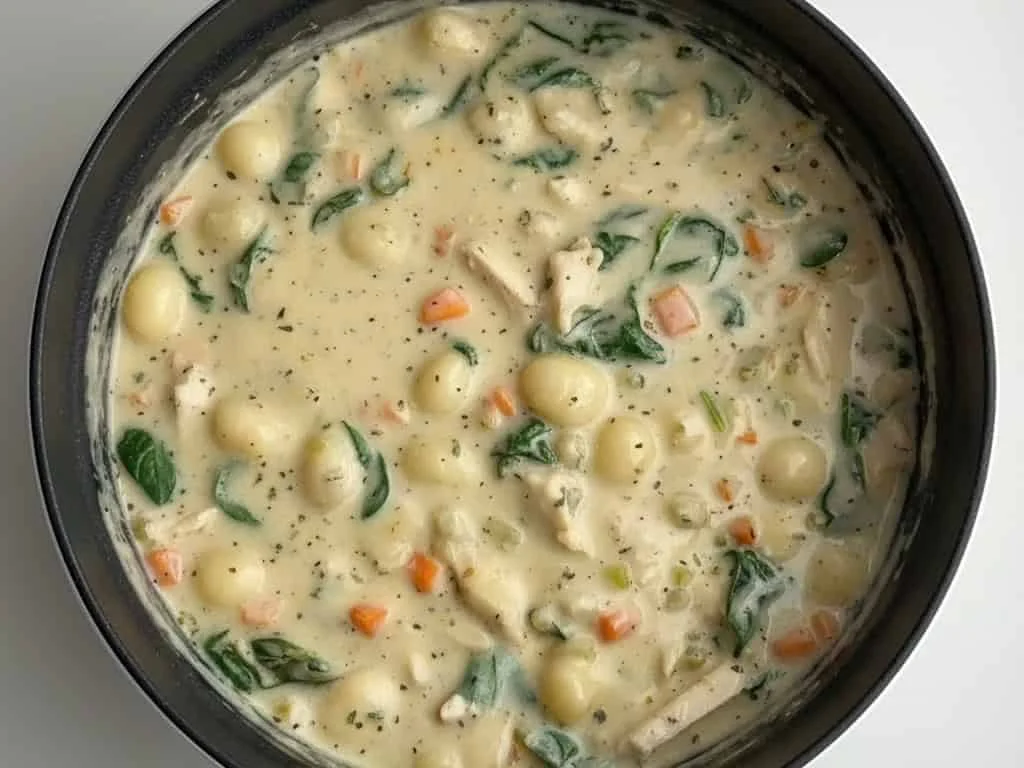 Creamy Chicken Gnocchi Soup