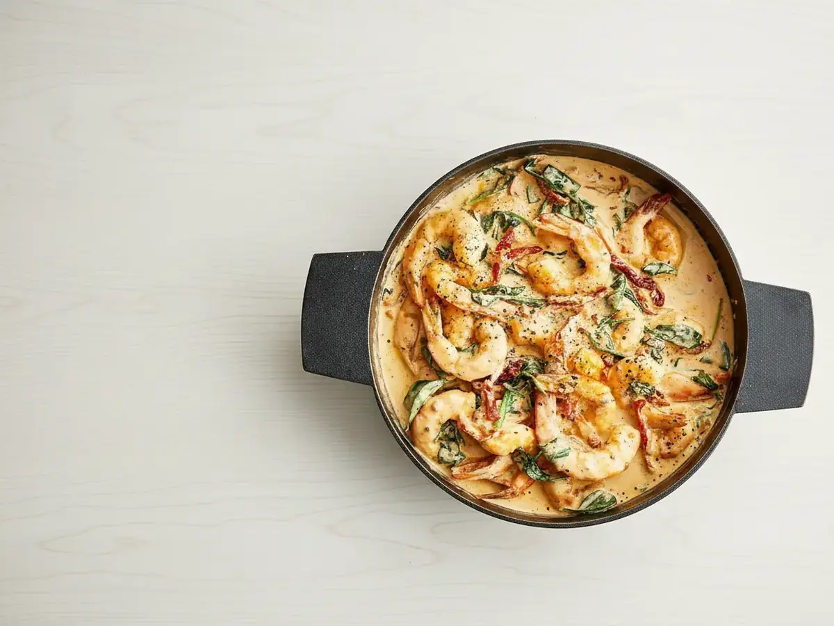 Creamy Tuscan Garlic Prawns