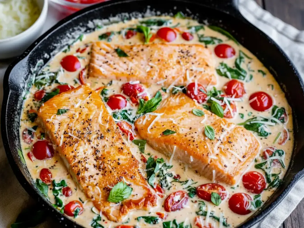 Creamy Tuscan Salmon