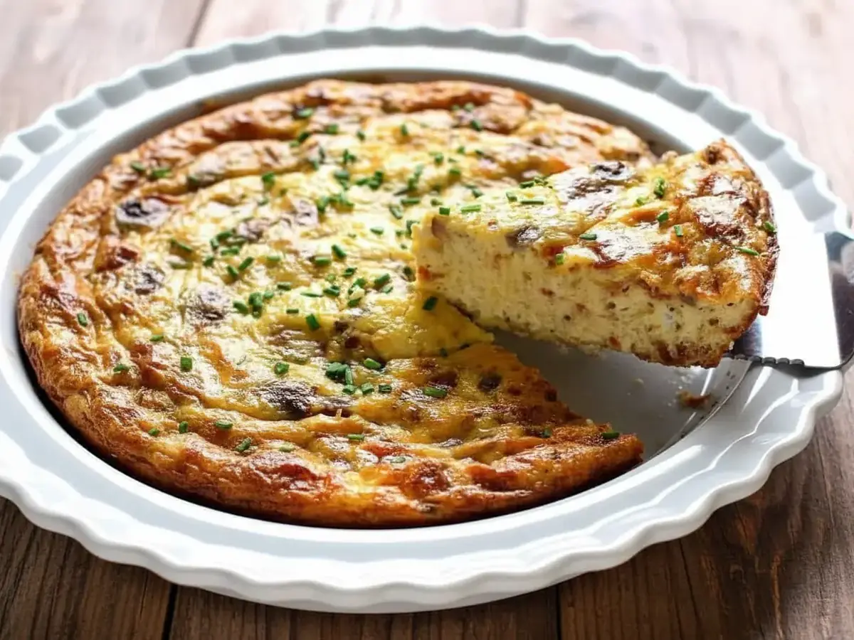 Crustless Quiche Lorraine