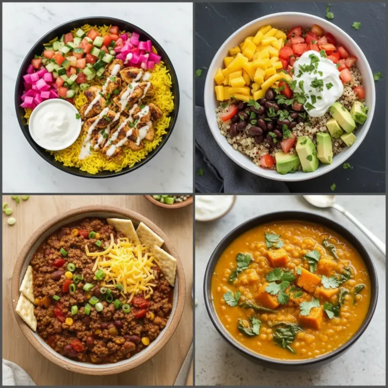 Easy High Protein Freezer Friendly Bowls