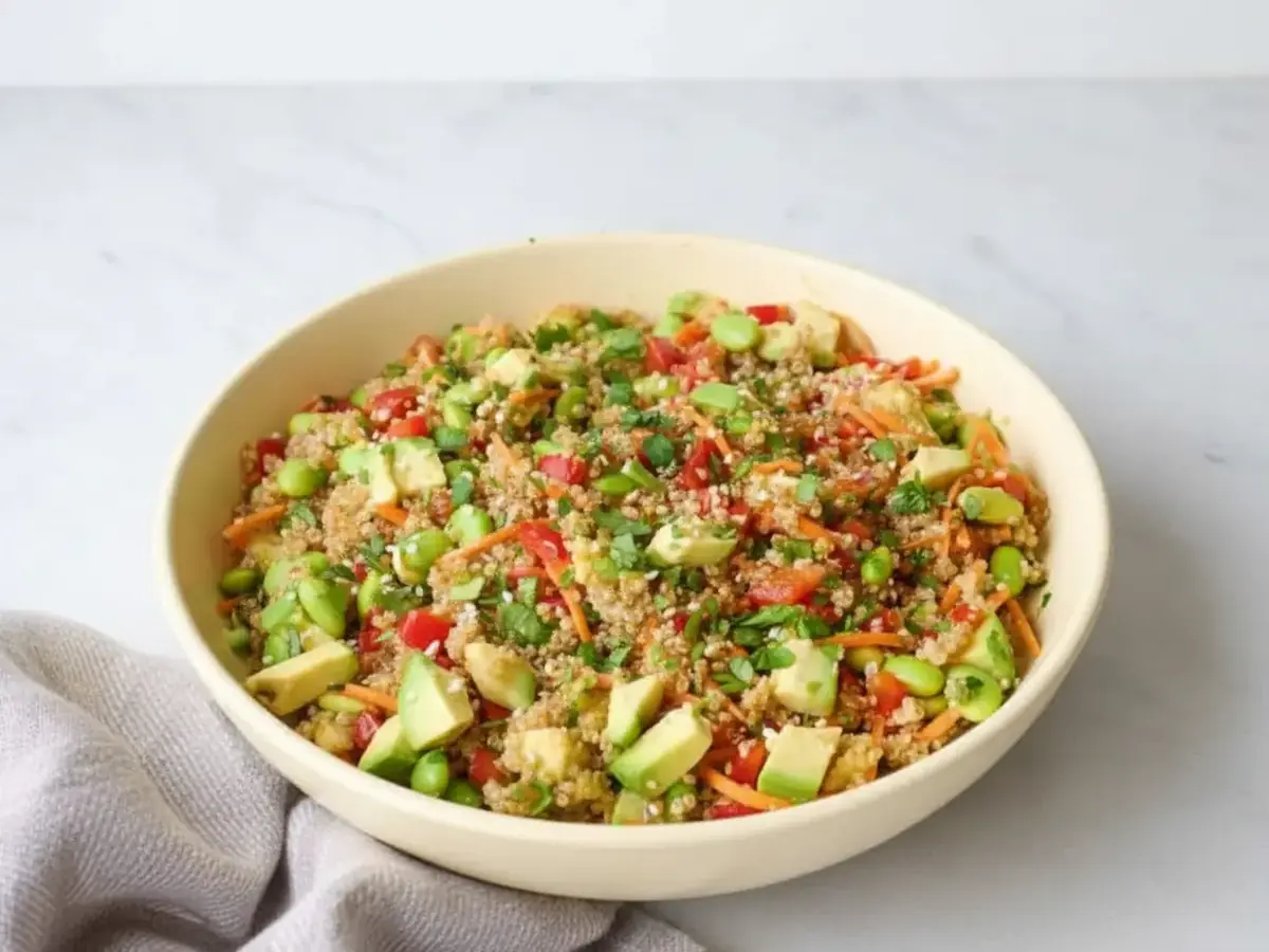 Edamame & Quinoa Tabbouleh