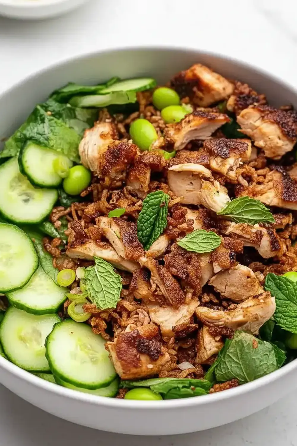 Edamame Mung Bean Noodle Salad