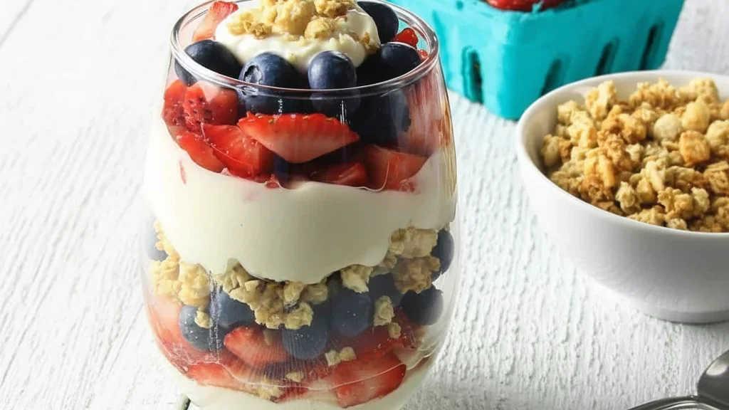 Greek Yoghurt and Berry Parfait