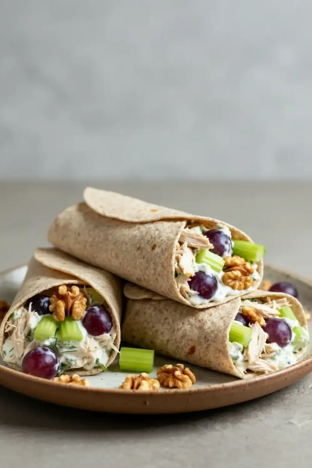 Greek Yoghurt Chicken Salad Wraps
