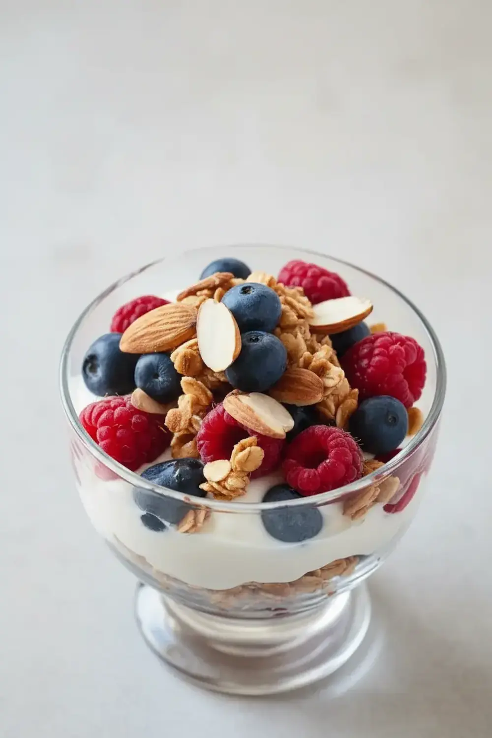Greek Yoghurt Parfait with Berries and Nuts