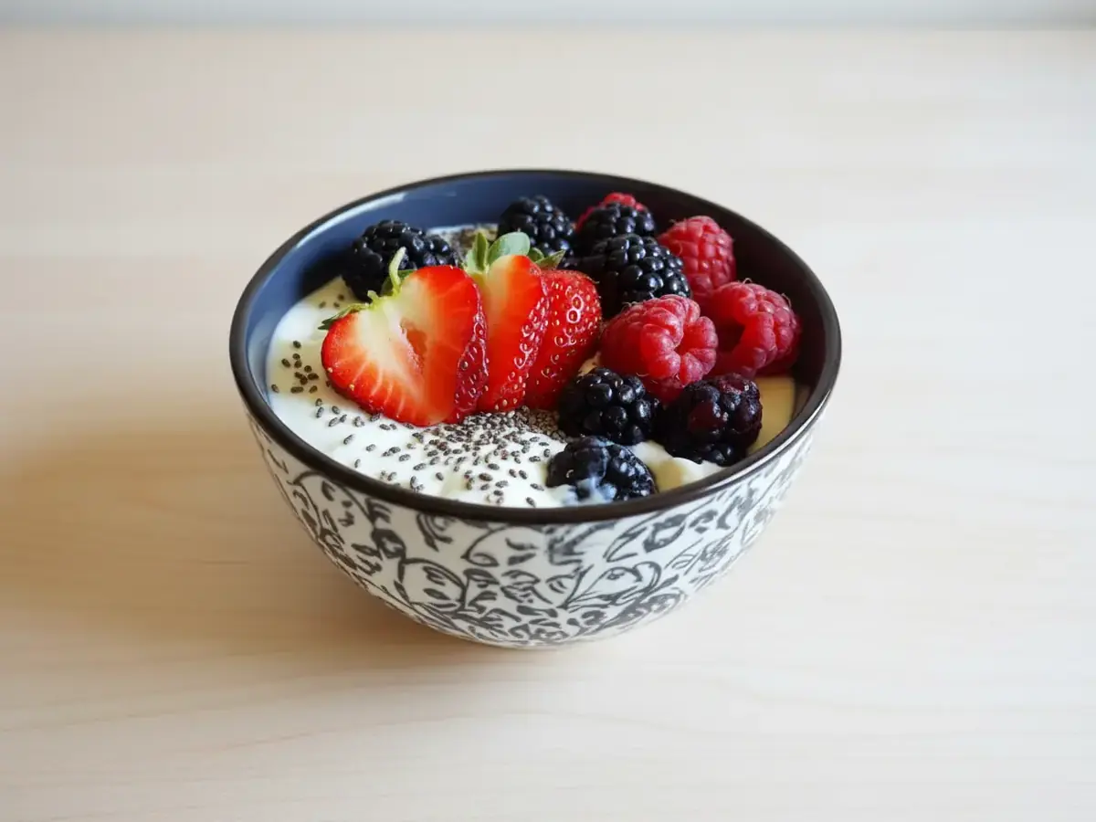 Greek Yoghurt with Berries & Seeds