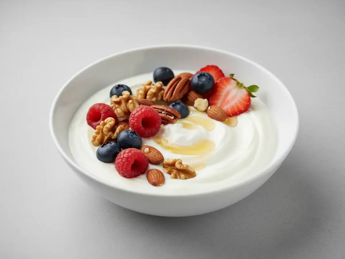 Greek Yoghurt with Berries and Nuts