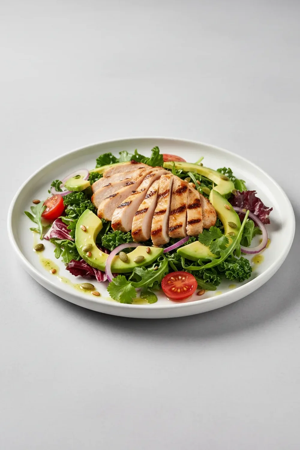 Grilled Chicken & Avocado Salad