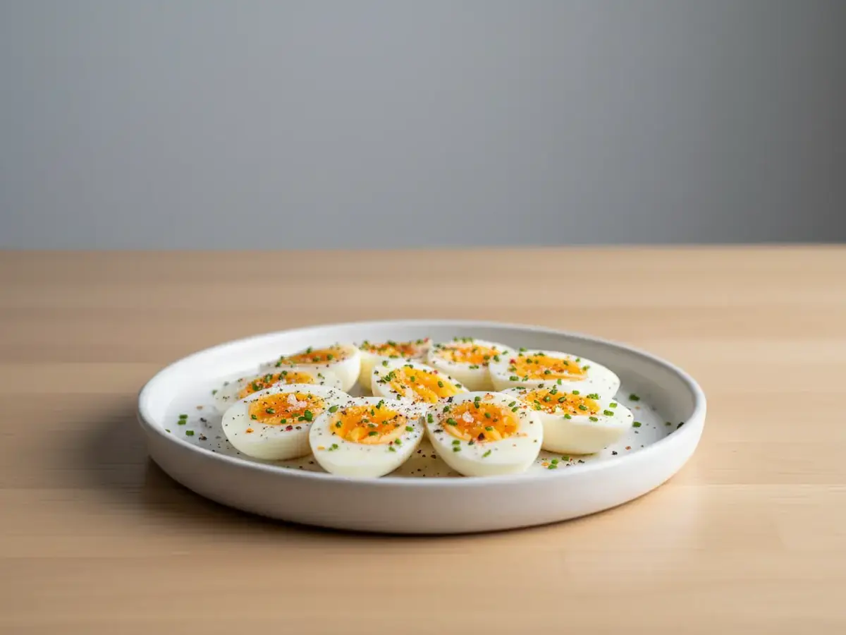Hard-Boiled Eggs with Seasoning