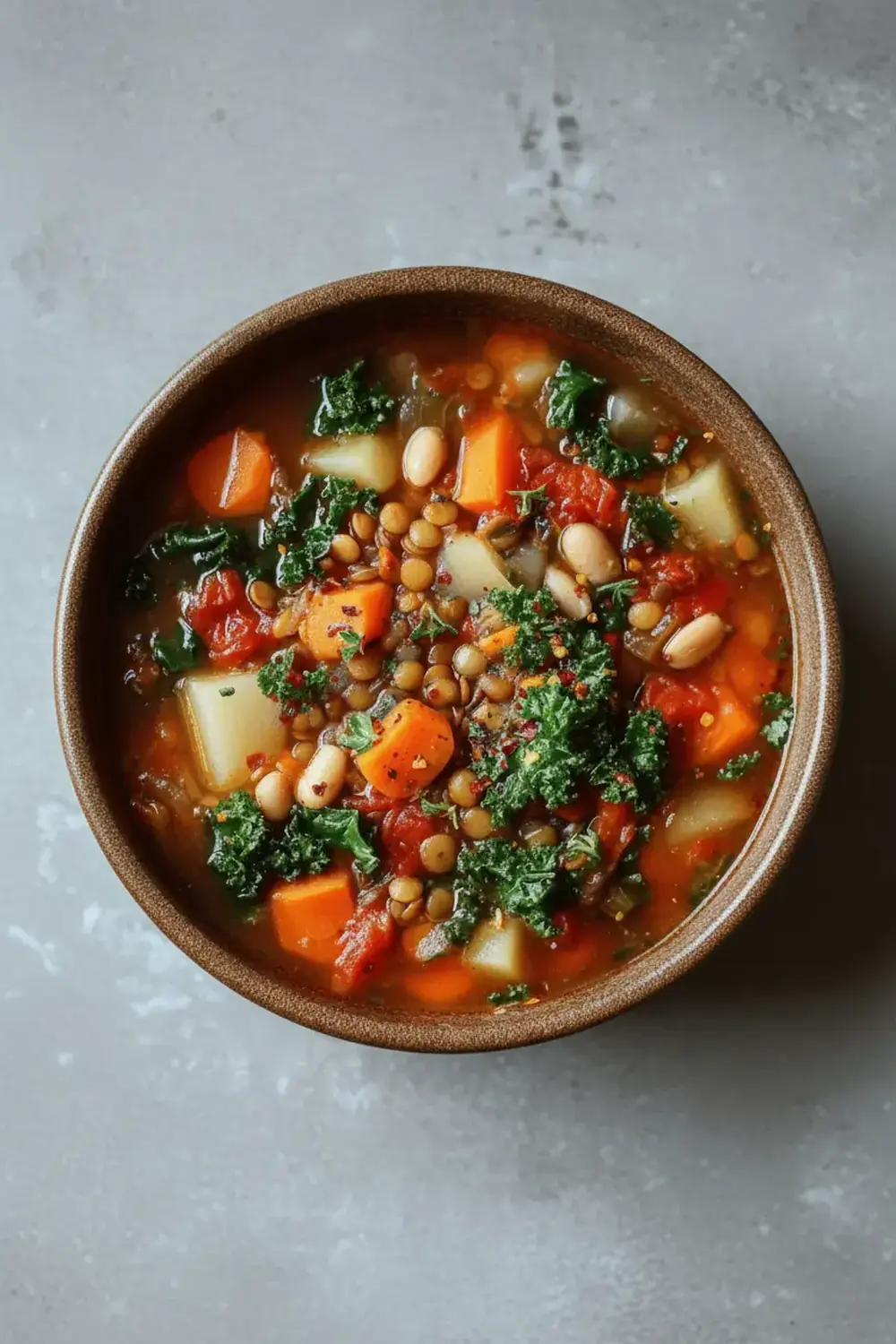 Hearty Lentil & Vegetable Soup