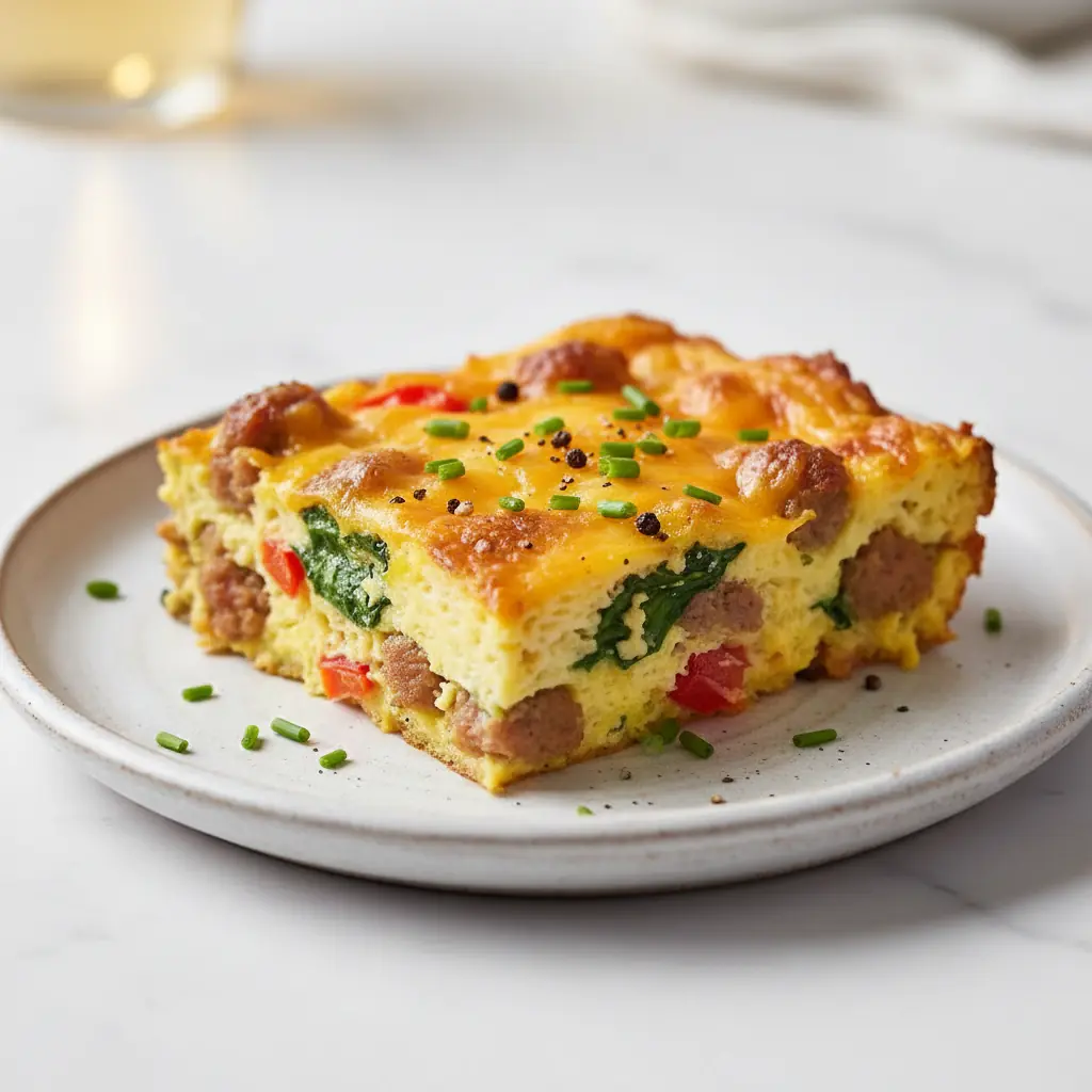 High Protein Breakfast Casserole (Make-Ahead Breakfast)