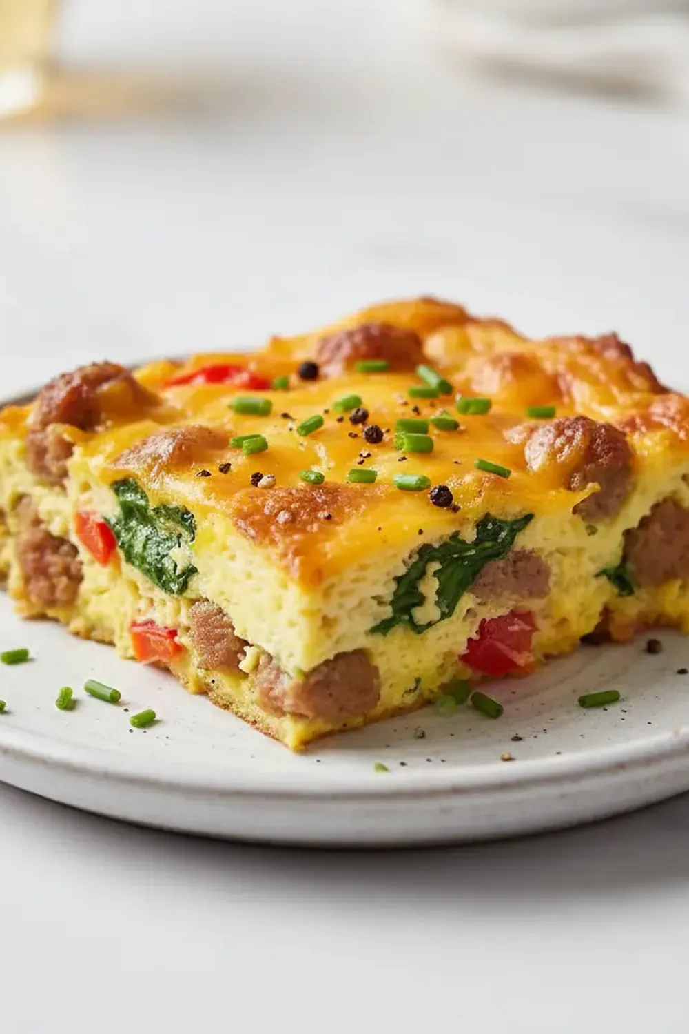High Protein Breakfast Casserole (Make-Ahead Breakfast)