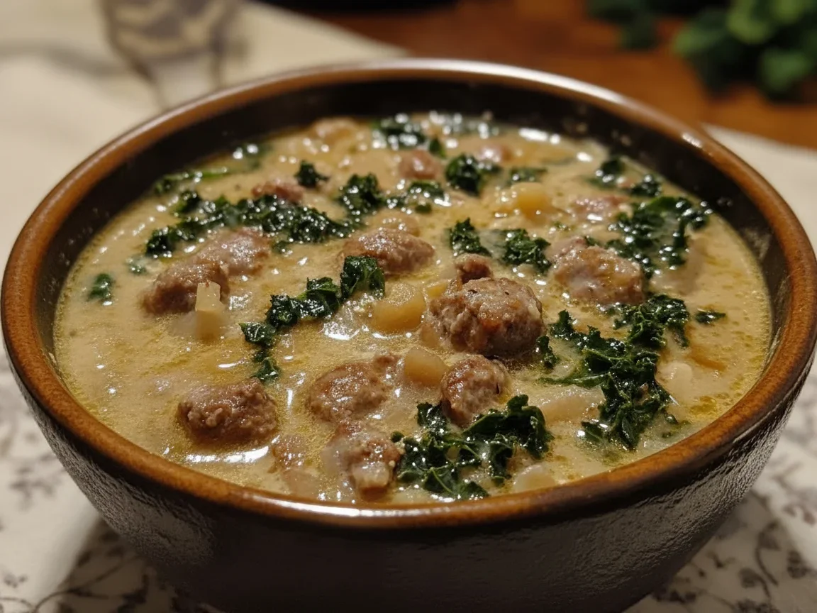 Italian Sausage & Kale Soup