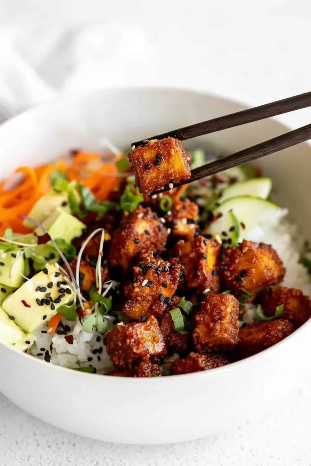 Korean-Style Gochujang Tofu Bowl