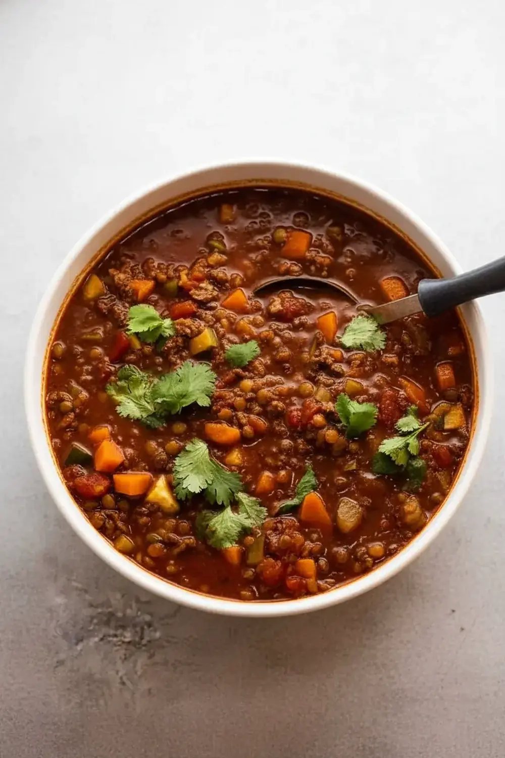 Lean Beef and Lentil Soup