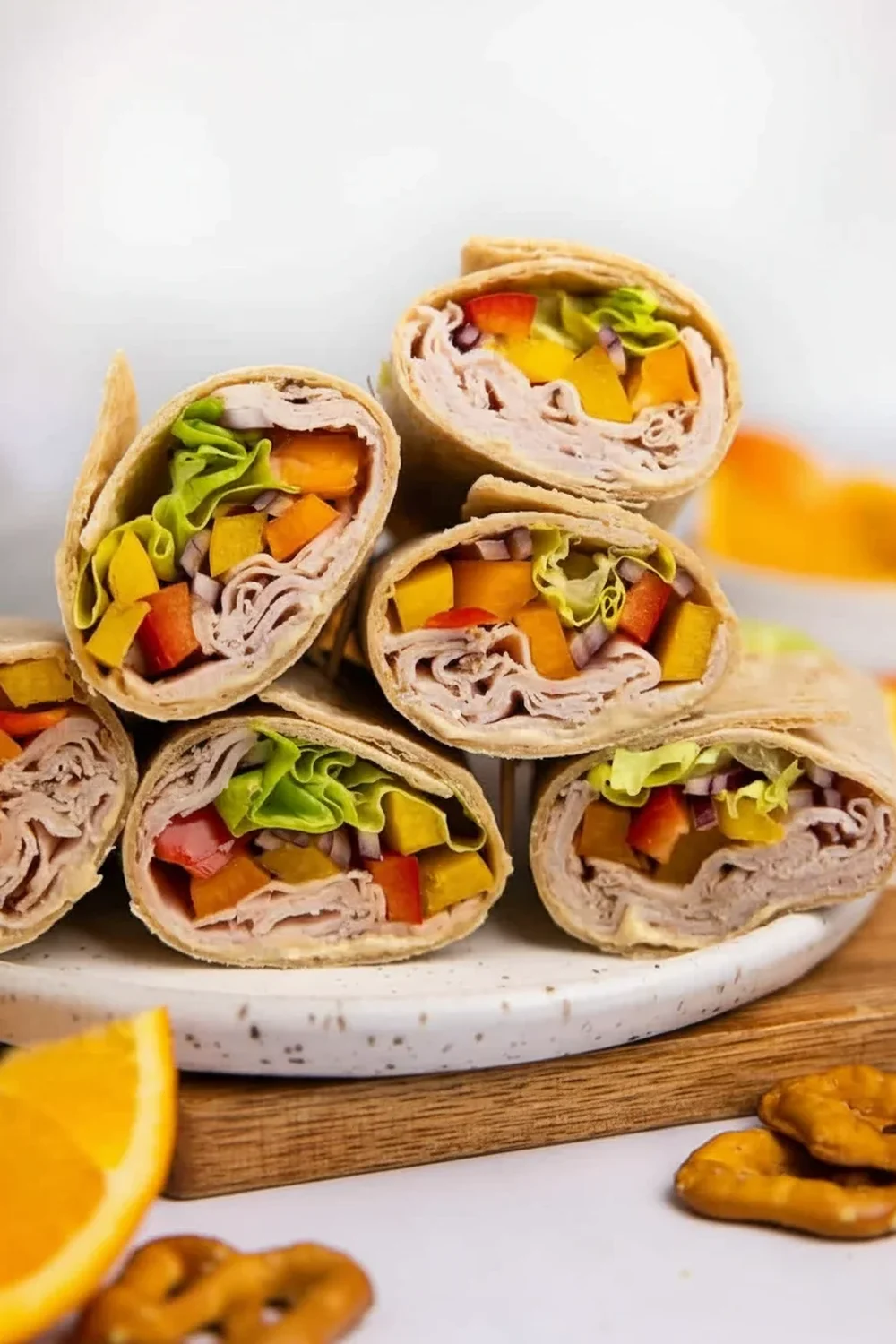 Lean Turkey & Hummus Wraps