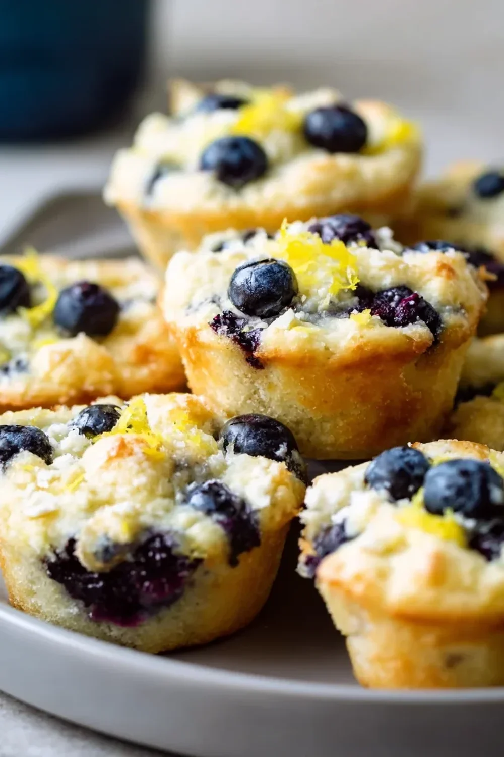 Lemon Zest Blueberry Bites