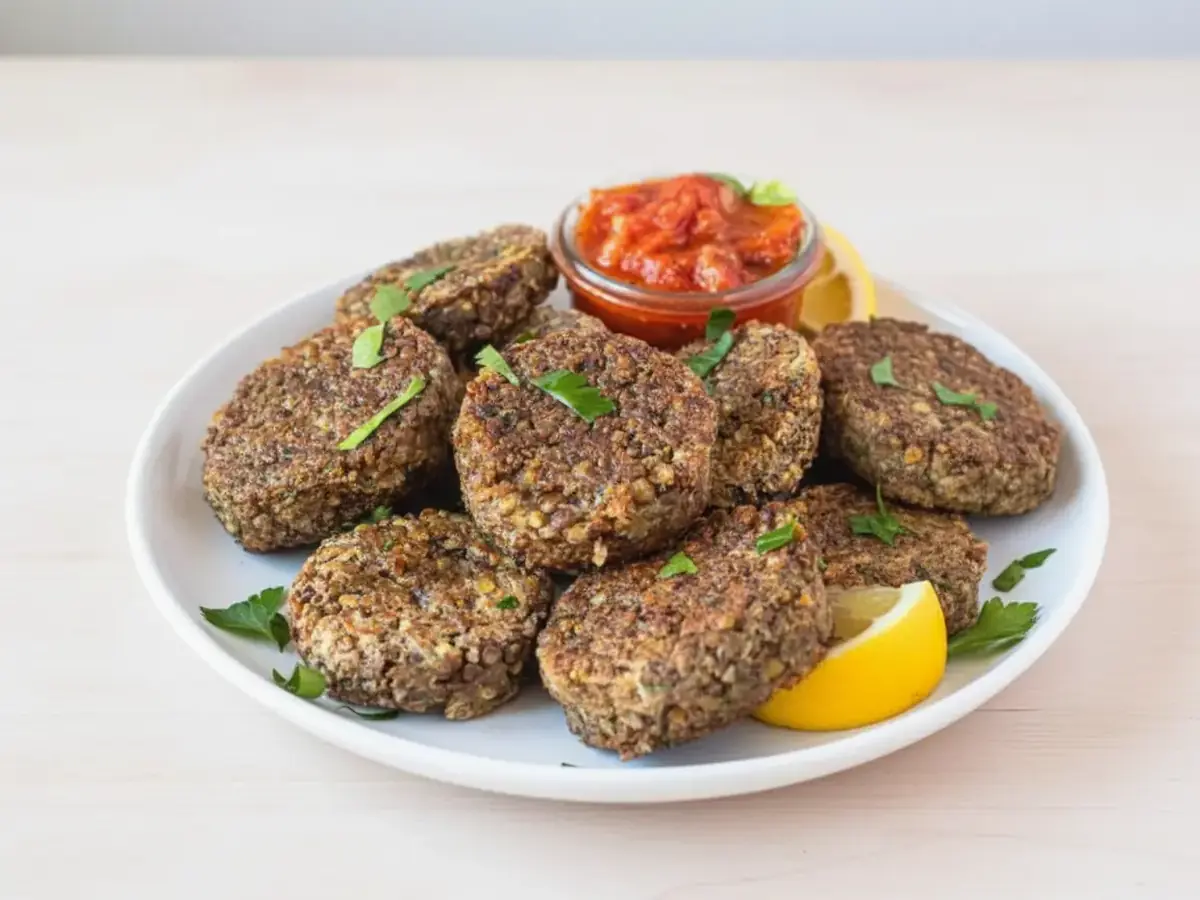 Lentil & Herb Savoury Breakfast Patties