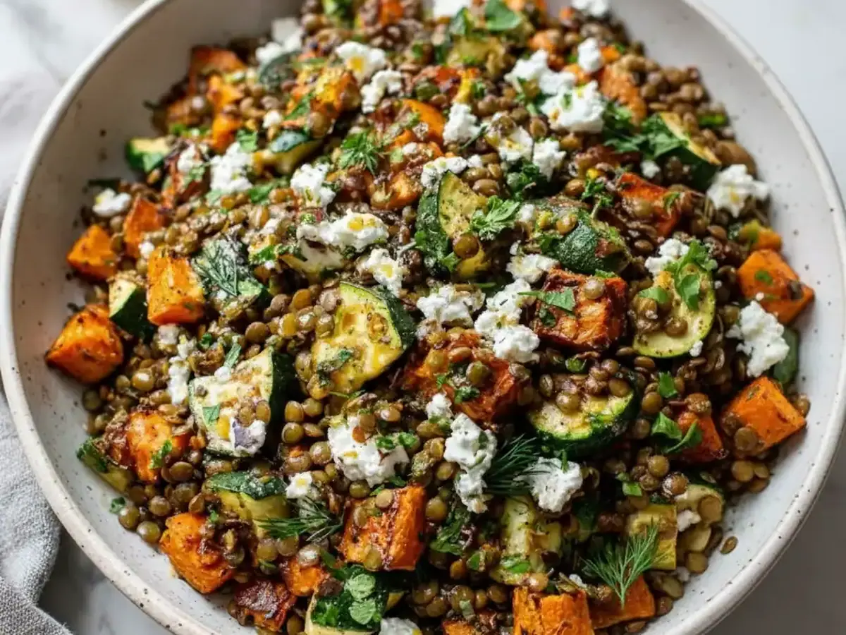 Lentil Salad with Feta