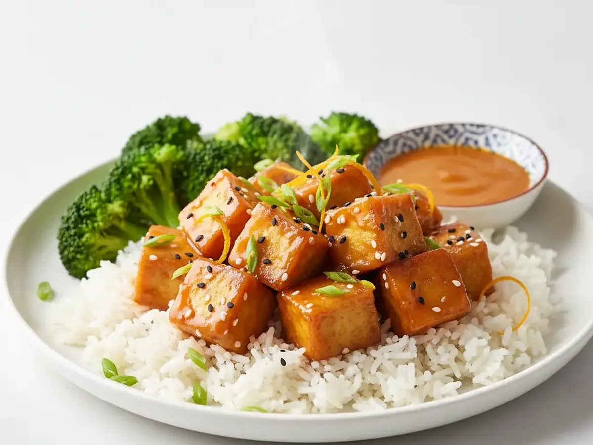 Marinated Baked Tofu Cubes