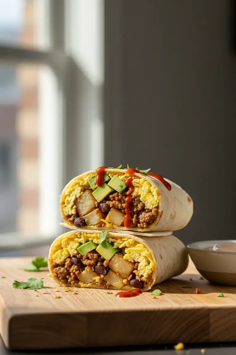 Meal-Prep Breakfast Burrito Wraps