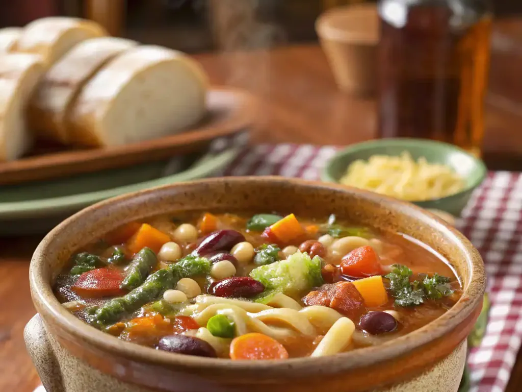 Minestrone with Turkey Mince