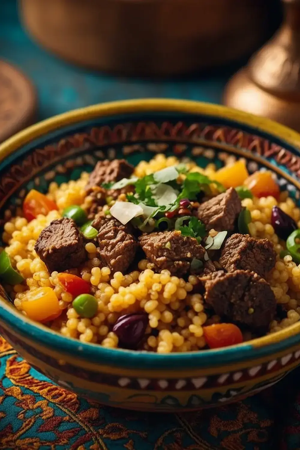 Moroccan Spiced Lamb & Couscous Bowl