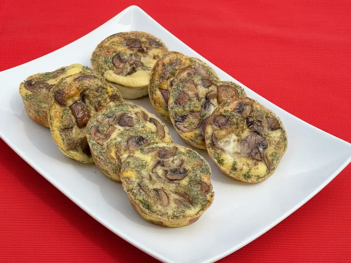 Mushroom and Gruyère Frittata Muffins