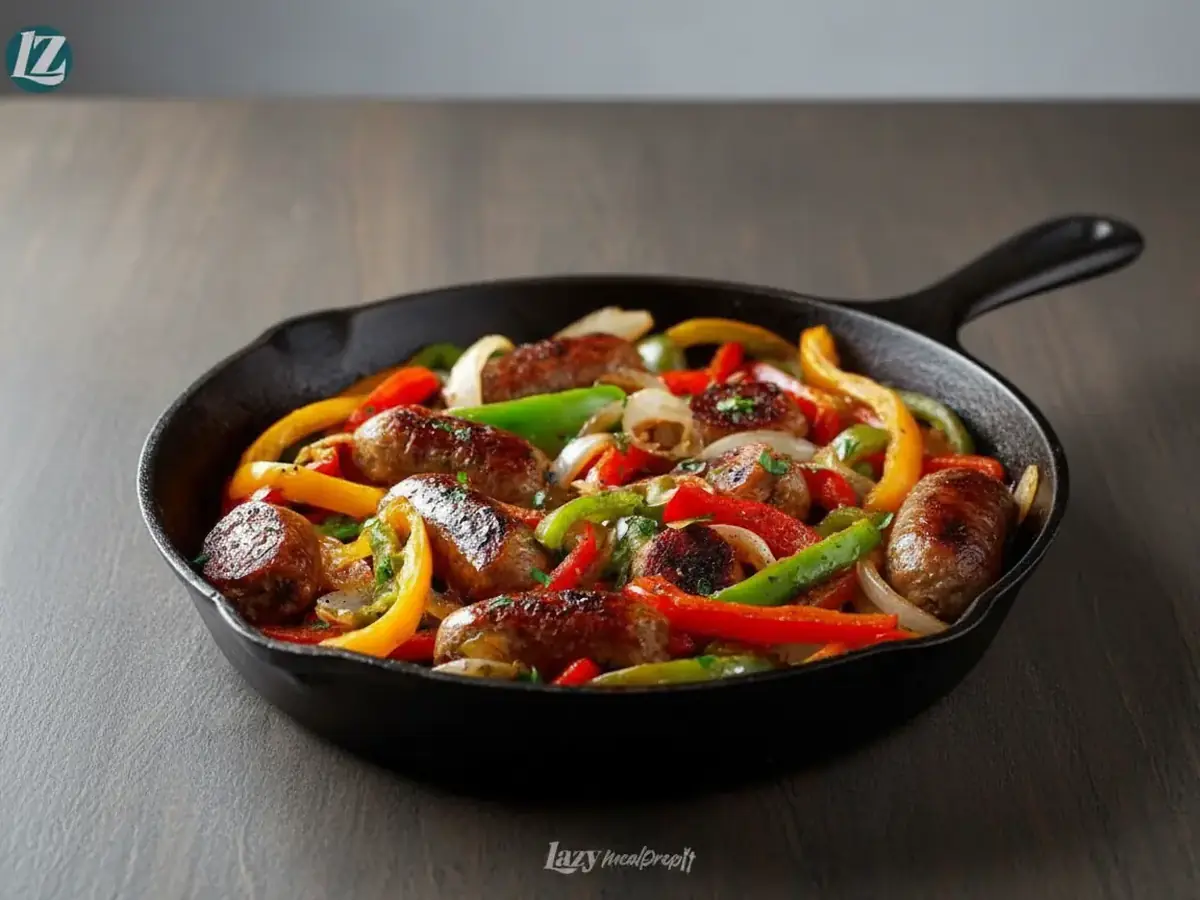 One-Pan Sausage and Peppers