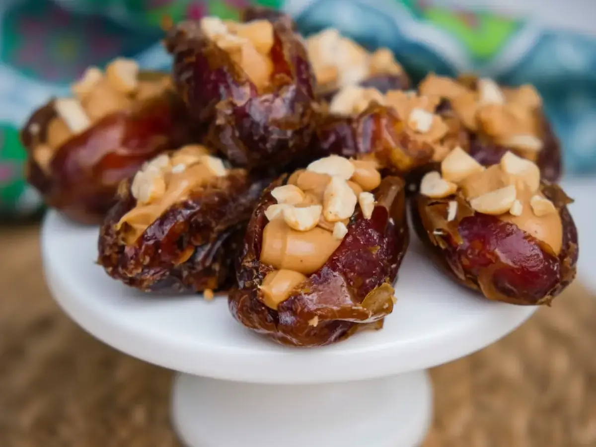 Peanut Butter Stuffed Dates