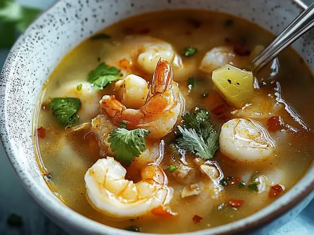 Prawn Laksa (Malaysian Coconut Noodle Soup)