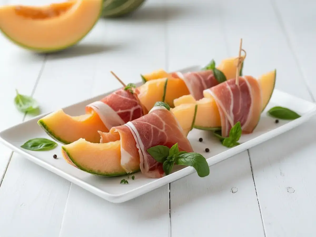 Prosciutto-Wrapped Melon